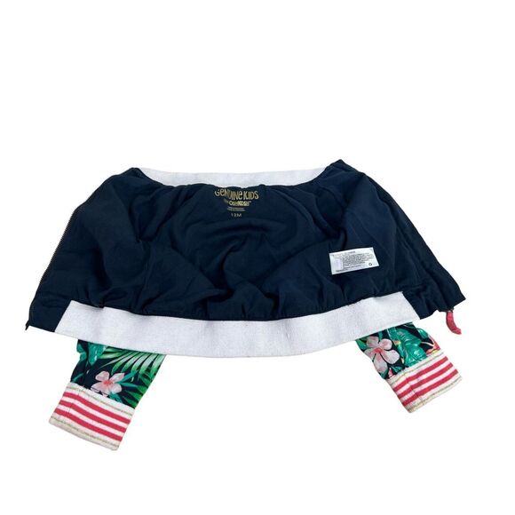 vtg genuine‎ kids oshkosh aloha baby's bomber jacket sz 12m - Picture 3 of 4